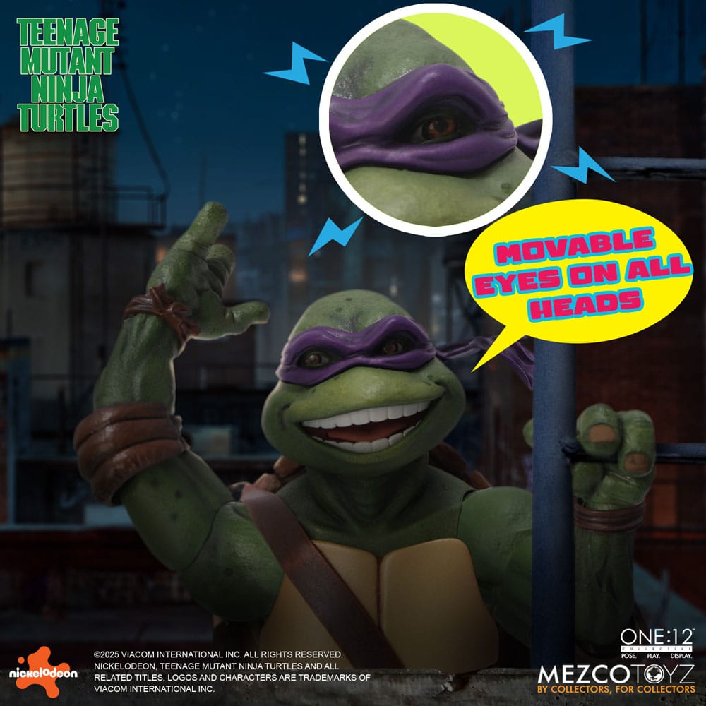 Teenage Mutant Ninja Turtles Figures box set 1/12 Teenage Mutant Ninja Turtles (1990 Movie) 15 cm