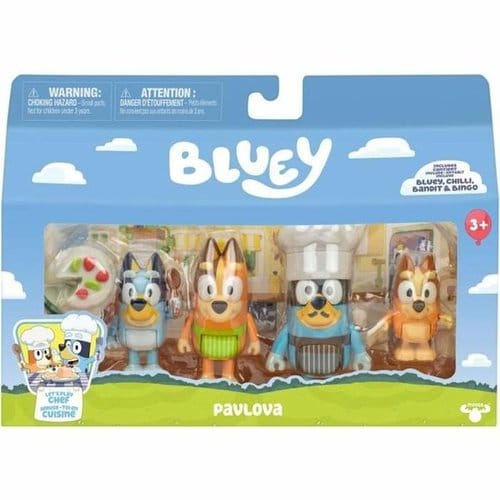 Bluey Lets Play Figure 4-pack Chef Pavlova