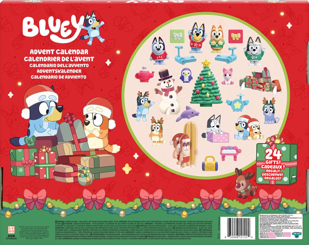 Bluey Advent Calendar Mini Figures