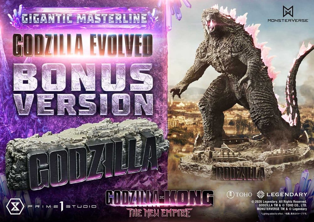 Godzilla x Kong: The New Empire (Film) Gigantic Masterline Series Statue Godzilla Evolved Bonus Ver. 93 cm