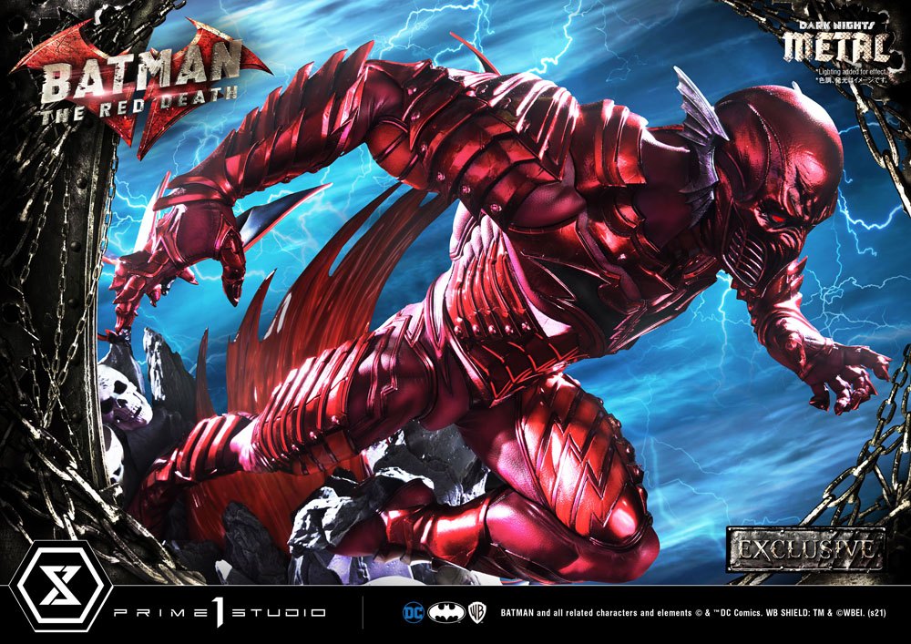 Dark Nights: Metal Statues 1/3 The Red Death & The Red Death Exclusive 75 cm Assortment (3)