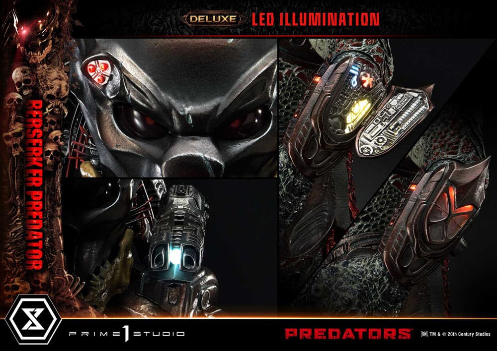 Predators Statue Berserker Predator Deluxe Version 100 cm