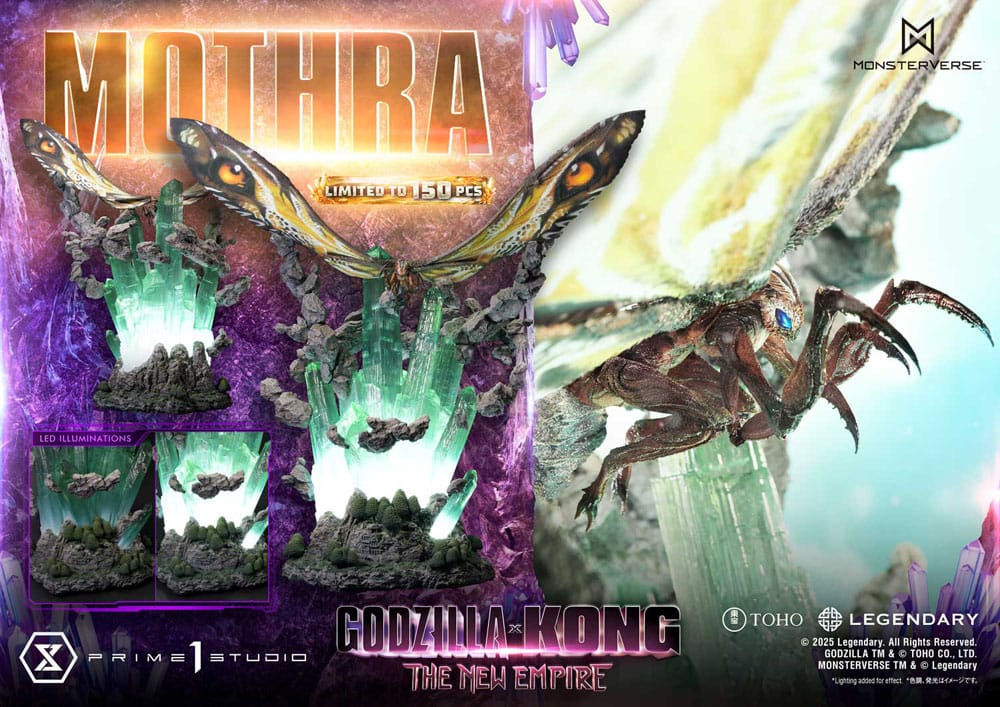 Godzilla x Kong: The New Empire Ultimate Diorama Masterline Series Statue Mothra 113 cm
