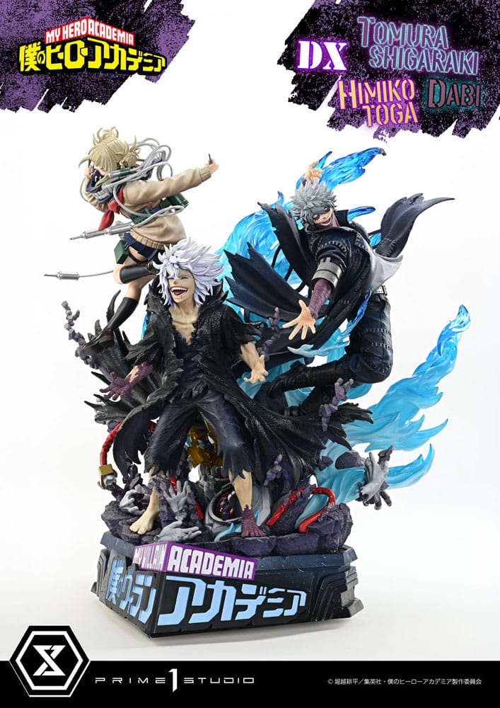 My Hero Academia Statue Ultimate Premium Masterline Tomura Tomura Shigaraki, Dabi & Himiko Toga Deluxe Version 69 cm