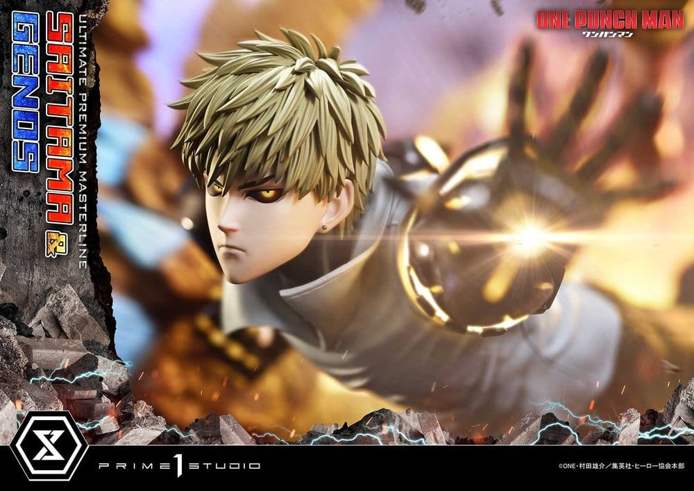One-Punch Man Ultimate Premium Masterline Series Statue 1/4 Saitama & Genos 73 cm
