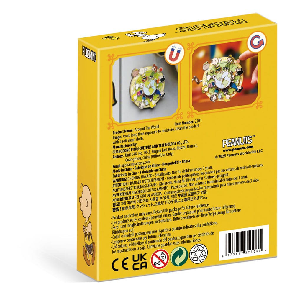 Peanuts Puremind Magnet Around the World