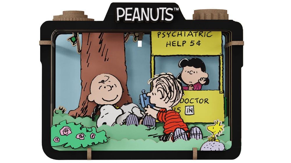 Peanuts Puremind Model Kit Wooden Theater Summer Snapshot