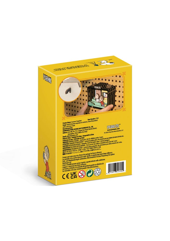 Peanuts Puremind Model Kit Wooden Theater Summer Snapshot