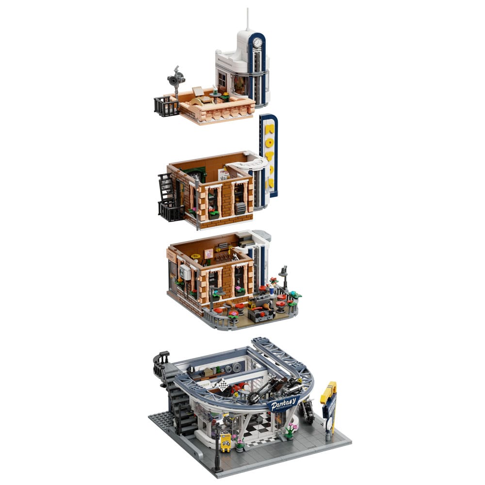 Pantasy Original Construction Set Motorcycle Restaurant