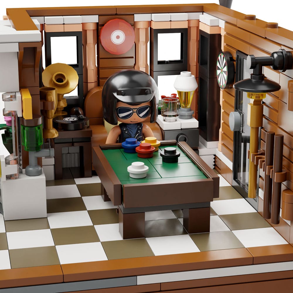 Pantasy Original Construction Set Motorcycle Restaurant