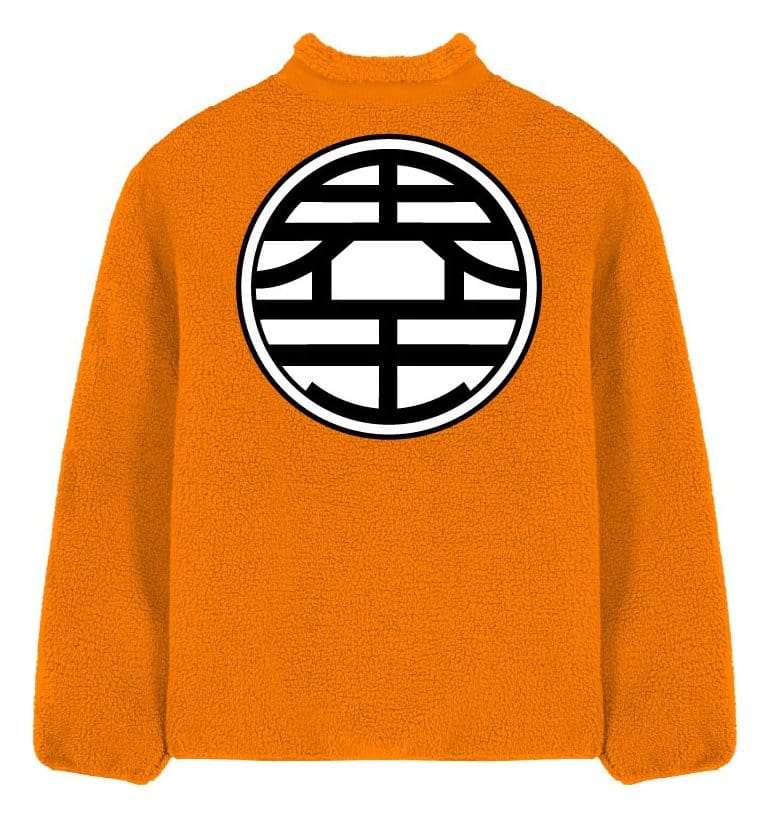 Dragon Ball Z Sherpa Jacket Goku Kanji Size L