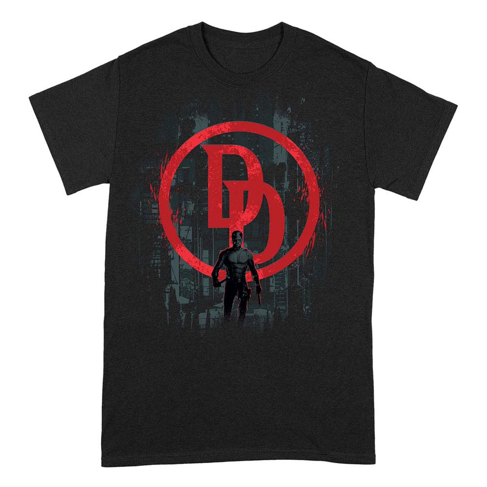 Marvel Daredevil T-Shirt Daredevil Double D Shadow Size M