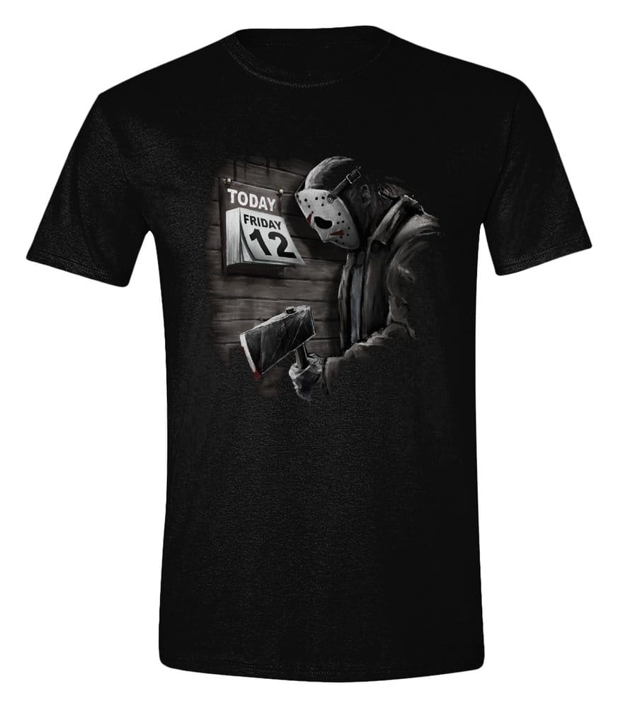 Friday the 13th T-Shirt Friday 12th Sad Size L