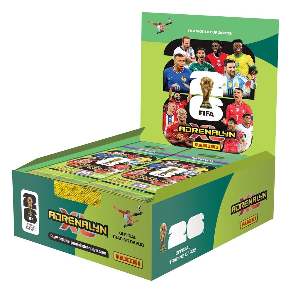 Panini FIFA World Cup 2026 Adrenalyn XL Trading Cards Fatpack Box (10)