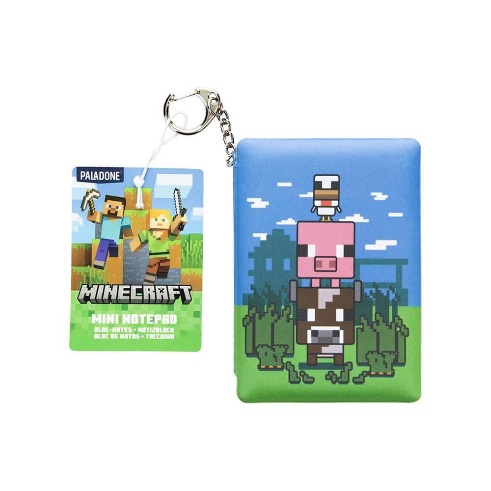 Minecraft Keychain Puffy Notepad