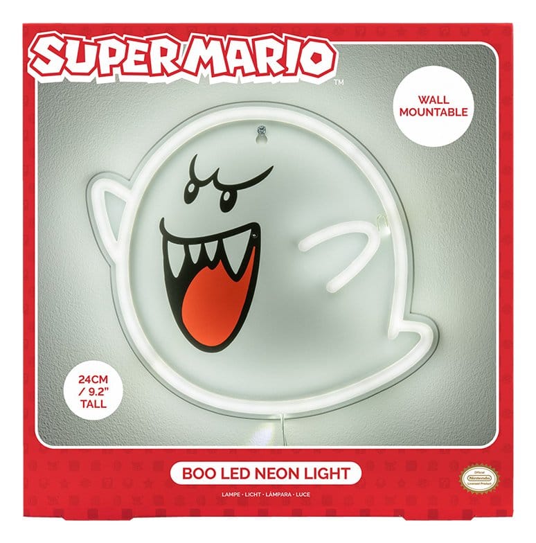 Super Mario LED Neon Wall Lamp Boo 23 x 23 cm