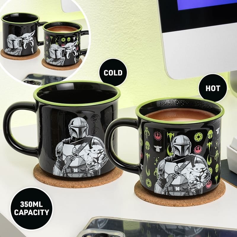 Star Wars: The Mandalorian Heat Change Mug Mandalorian and Grogu