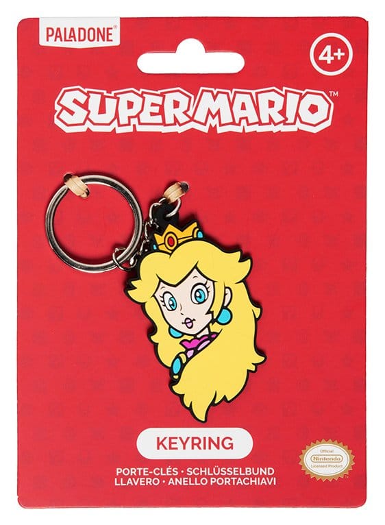 Super Mario Keychain Princess Peach PVC 6 cm