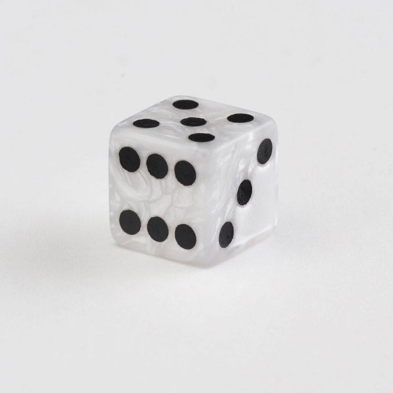 Q Workshop Dice Set Full Pack D6 Pearl (20)