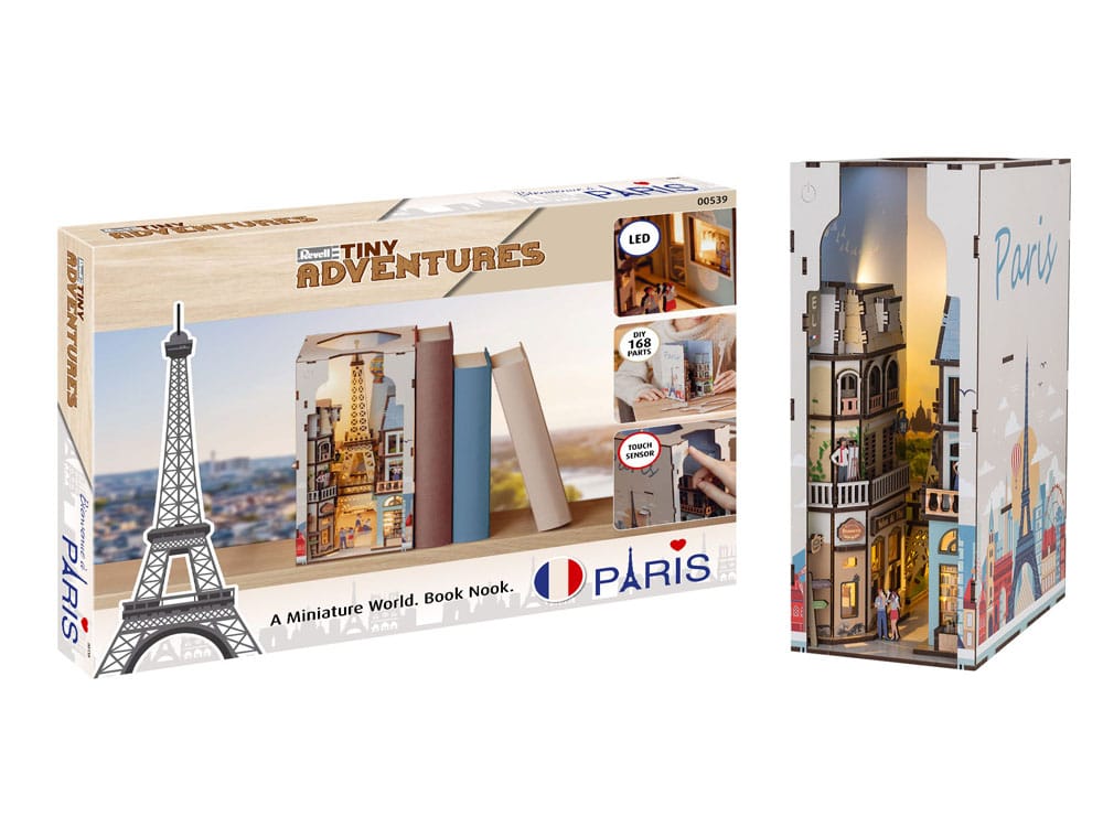 Paris Tiny Adventures Book Nook Mini Diorama 23 cm