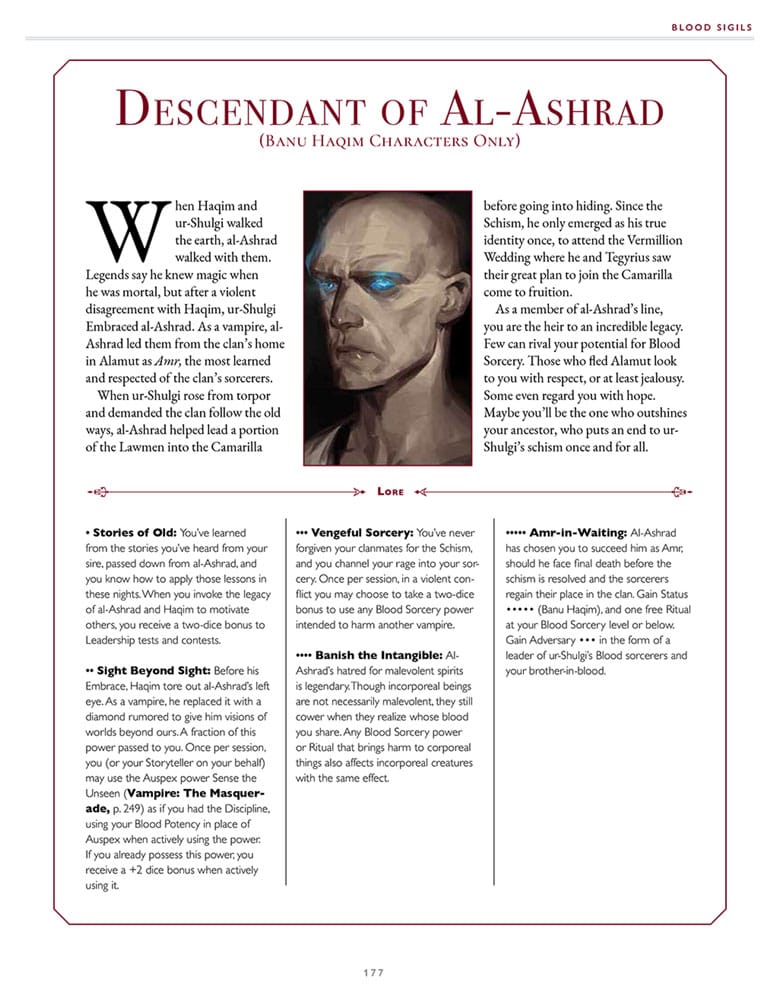 Vampire: The Masquerade 5th Edition RPG book Blood Sigils Sourcebook *Englische Version*