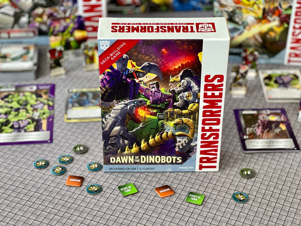 Transformers card game Deck-Building Dawn of the Dinobots Expansion *Englische Version*