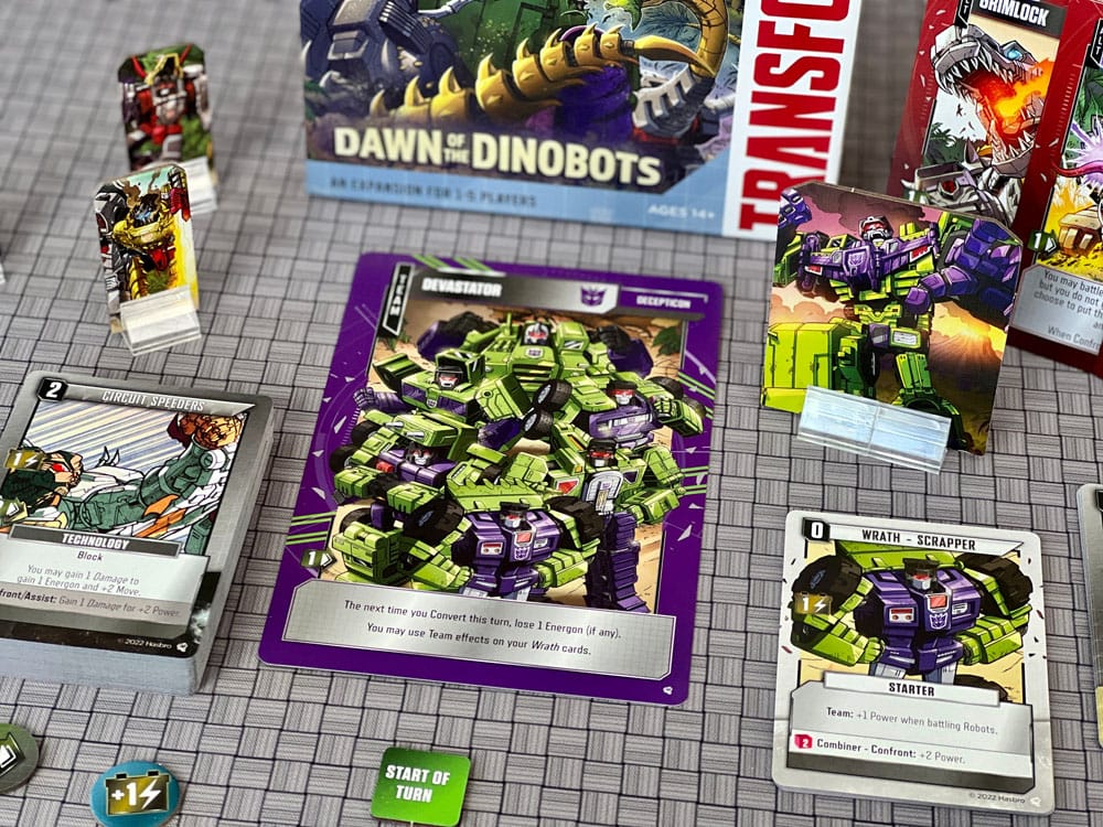 Transformers card game Deck-Building Dawn of the Dinobots Expansion *Englische Version*