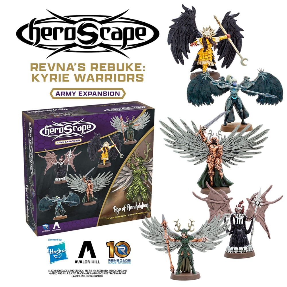 Heroscape Expansion Revna's Rebuke: Kyrie Warriors Army *English Version*