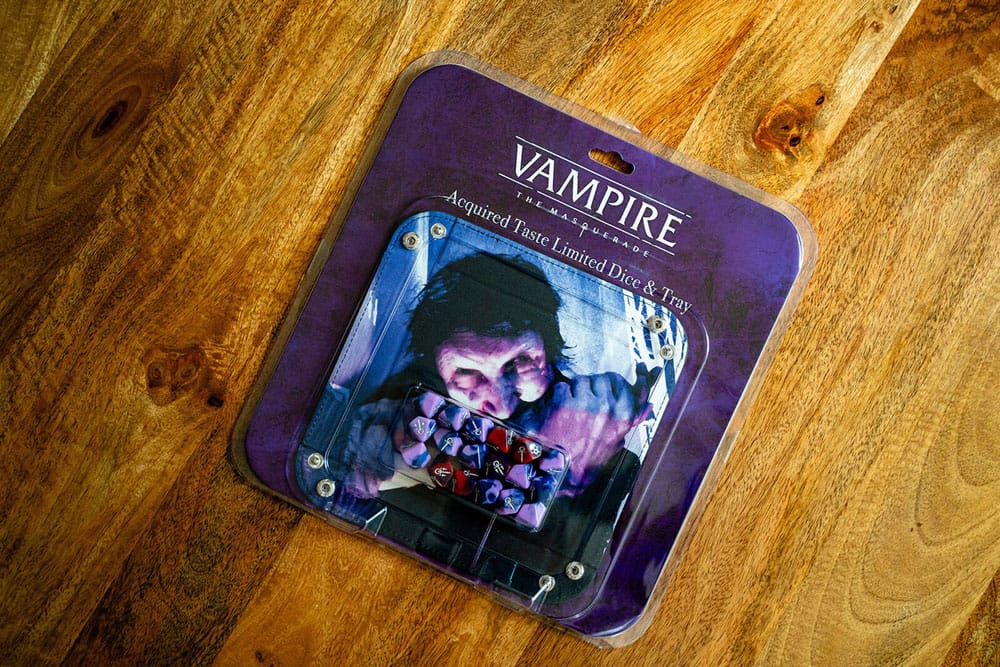 Vampire: The Masquerade 5th Edition RPG Acquired Taste Limited Dice & Tray Accessory Pack