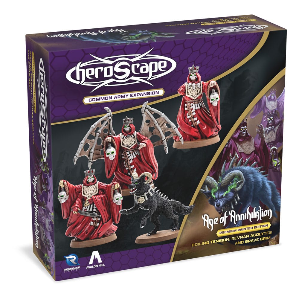 Heroscape Army Expansion Boiling Tension: Revnan Acolytes & Grave Grim *English Version*