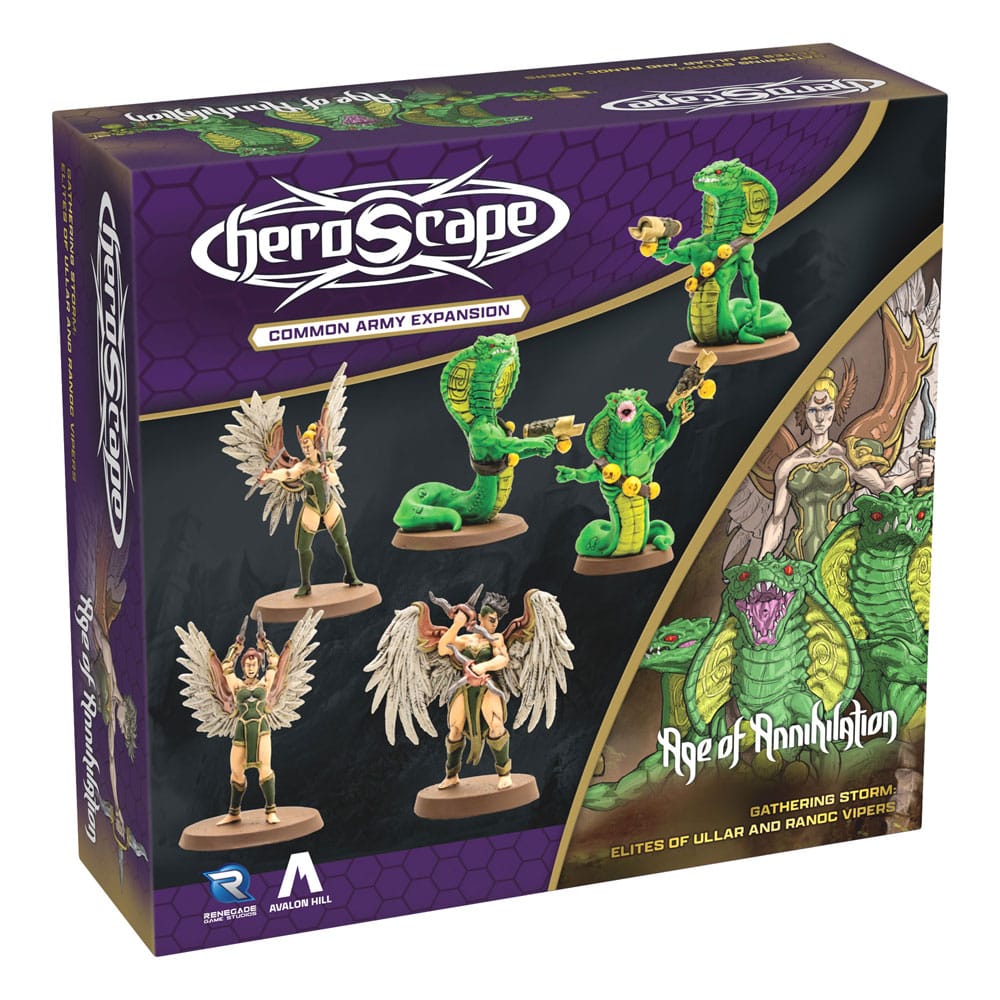 Heroscape Army Expansion Age of Annihilation Elites of Ullar & Ranoc Vipers (Common) *English Version*