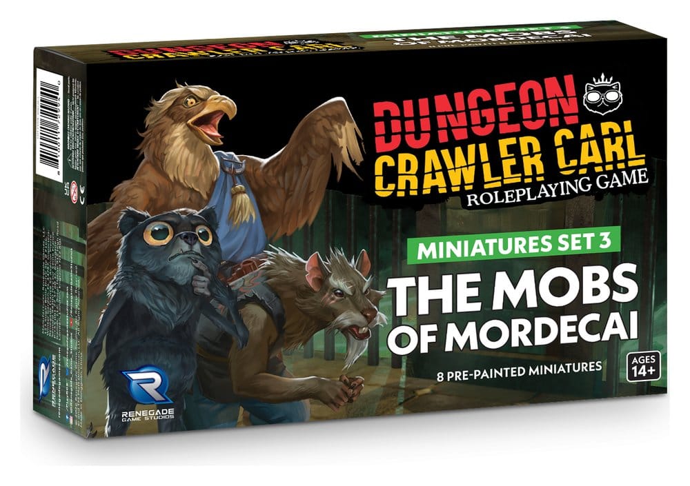 Dungeon Crawler Carl Miniatures Set 3 Mobs of Mordecai