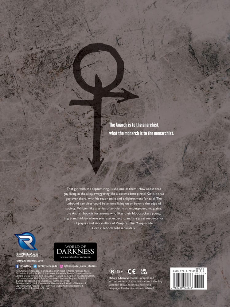 Vampire: The Masquerade 5th Edition RPG book Alma Maters Sourcebook *Englische Version*