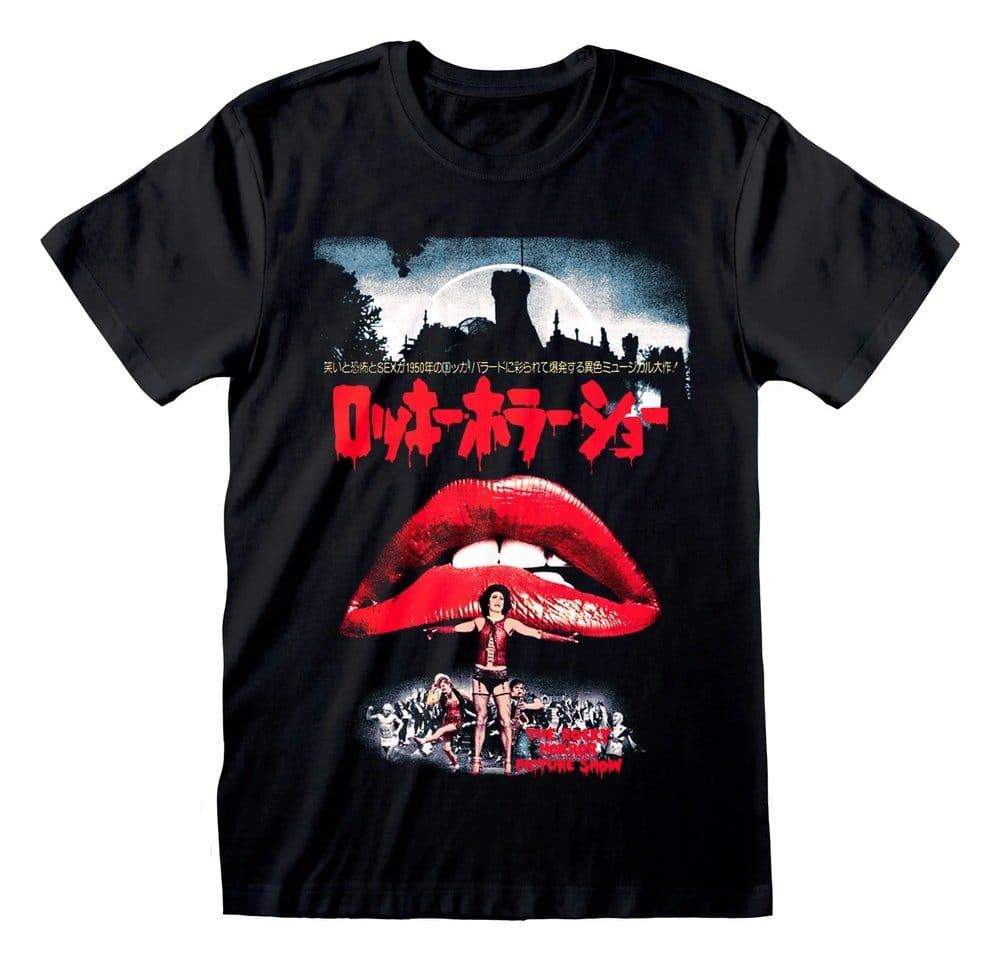 Rocky Horror Picture Show T-Shirt Japanese Black Size XL
