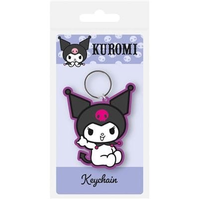 Sanrio PVC Keychain Kuromi Rocking