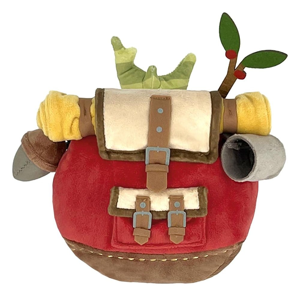 The Legend of Zelda: Tears of the Kingdom Plush Figure ZP05 Korok with Backpack Red 17 cm
