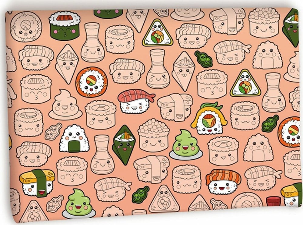 Uchiwa Manga Cover Sushies 24 x 17 cm