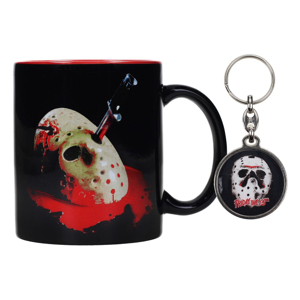 Friday the 13th Gift Set Mug & Keyring Jason's Mask
