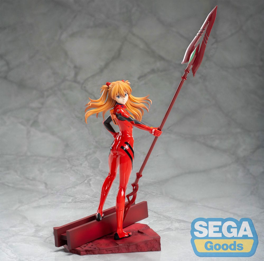 Evangelion: 3.0+1.0 Thrice Upon a Time Luminasta PVC Statue Asuka Shikinami Langley x Spear of Longinus 20 cm