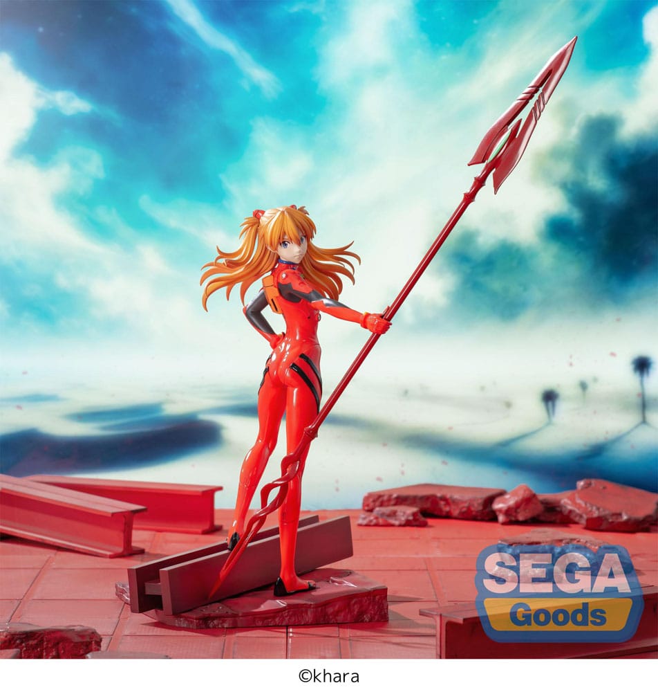 Evangelion: 3.0+1.0 Thrice Upon a Time Luminasta PVC Statue Asuka Shikinami Langley x Spear of Longinus 20 cm