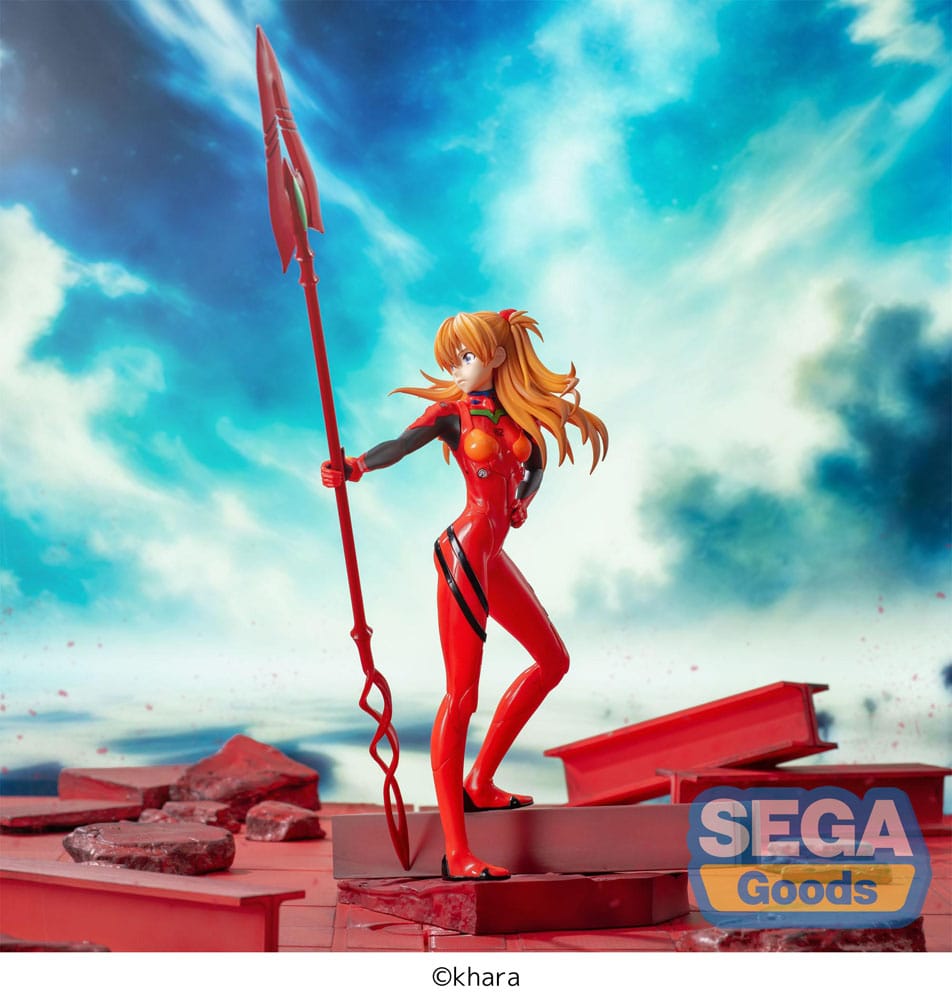 Evangelion: 3.0+1.0 Thrice Upon a Time Luminasta PVC Statue Asuka Shikinami Langley x Spear of Longinus 20 cm