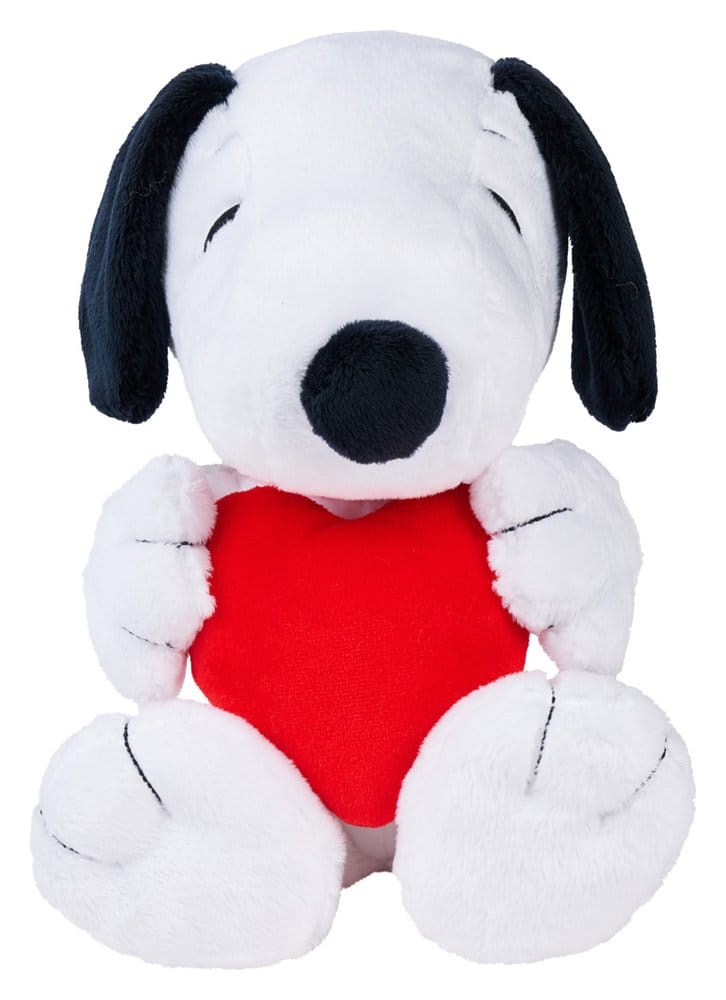 Peanuts Plush Figure Snoopy Sitting with Heart 25 cm