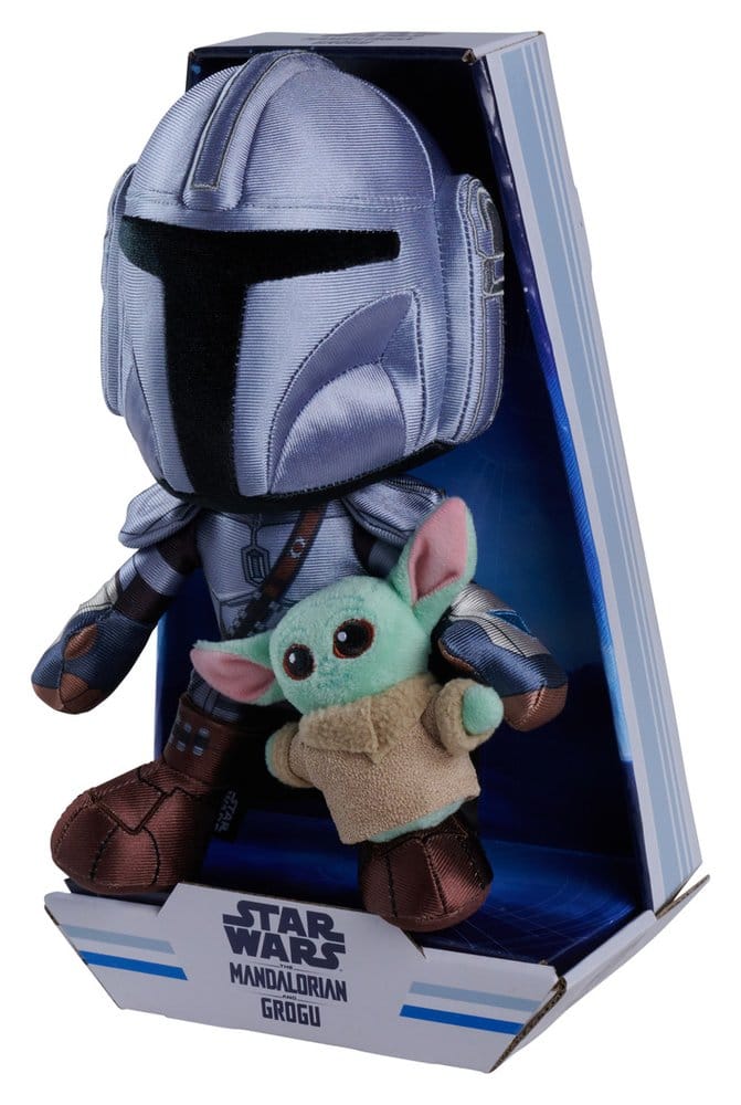 Star Wars Mandalorian Plush Figure Mandalorian & Mini Grogu 25 cm