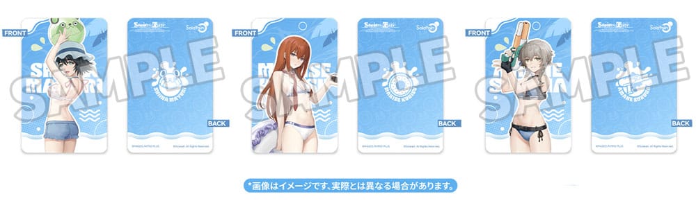 Steins Gate PVC Statues 3-Pack 1/7 Suzuha Amane, Kurisu Makise, Mayuri Shiina Swimsuit Ver.