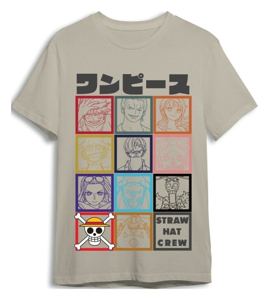 One Piece T-Shirt Straw Hat Crew Sand Size XXL