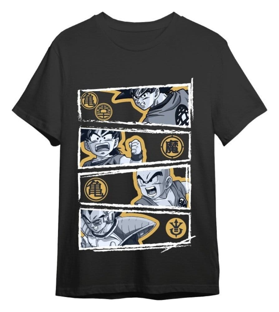 Dragon Ball Z T-Shirt Vegeta Black Size M