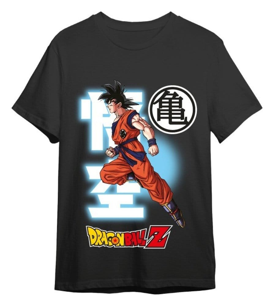 Dragon Ball Z T-Shirt Goku Fly Black Size S