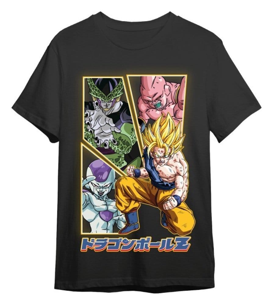 Dragon Ball Z T-Shirt Villains & Goku Black Size L