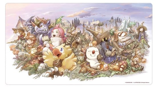 Final Fantasy Playmat Chocobo & Friends 61 x 34 cm