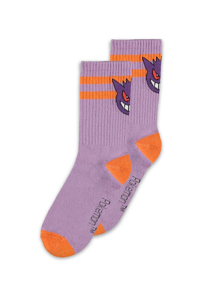 Pokemon Socks 2-Pack Heads Grey 39-42